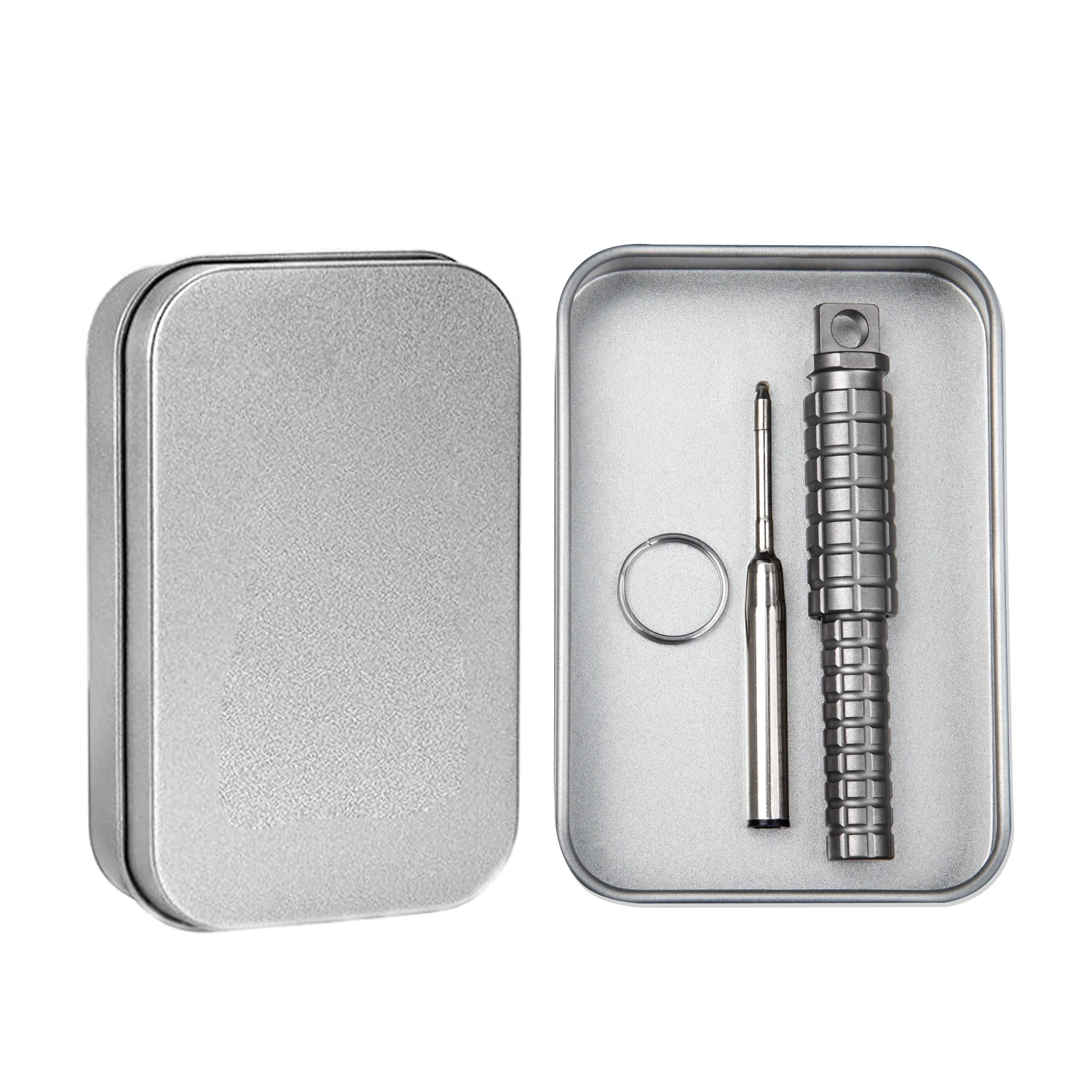 Stylo à Bille De Poche Toupie En Titane Et Zirconium - Noir - Design Unique - Neuf Avec étiquettes