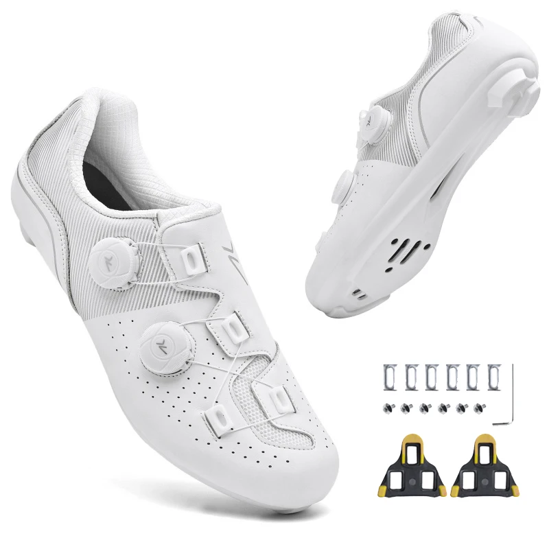 Cycling Shoes Men Mtb Cycling Shoes Professional Big Size 48 Spd Self-Locking Bicycle Road Bike Shoes Women Flat Mtb Cleats Biking Sneakers