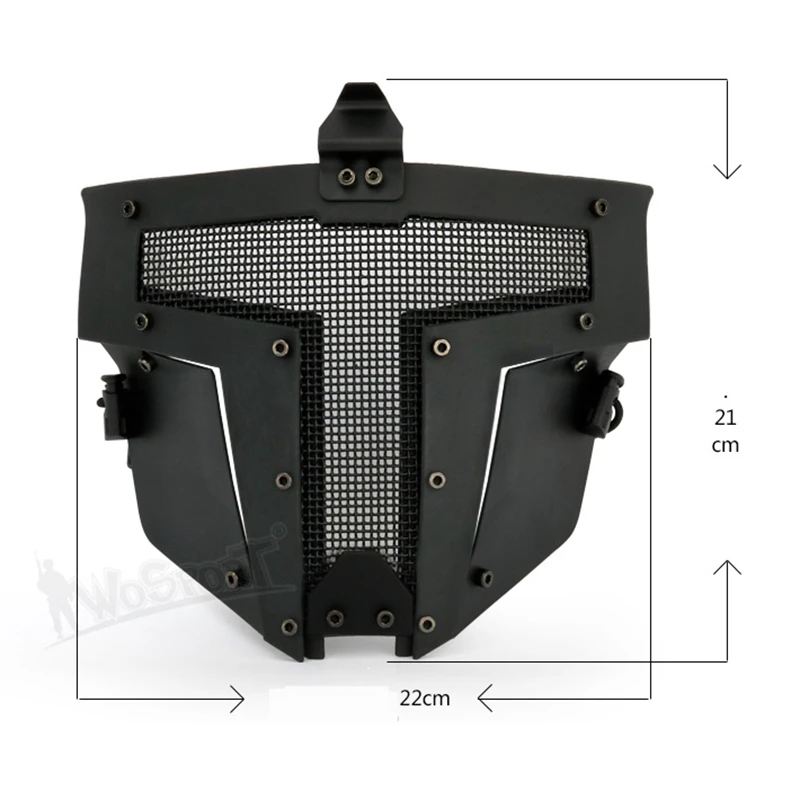 Military Tactical Mask Paintball Fast Helmet Mask Airsoft Paintball Face Mask Breathable Protective Airsoft CS Combat Game Mask