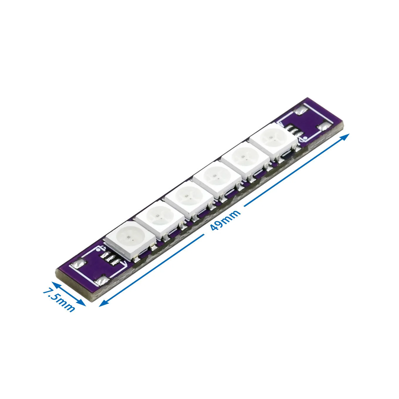 RGB LED Ring with Integrated Drivers – Multi-Bit Options Available