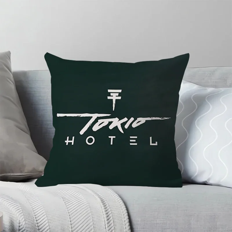 

Pillowcase T-tokio Hotel Decorative Pillows for Sofa Chair Cushion Cover 45x45cm Lounge Chairs Duplex Printing Pillowcases 40x40