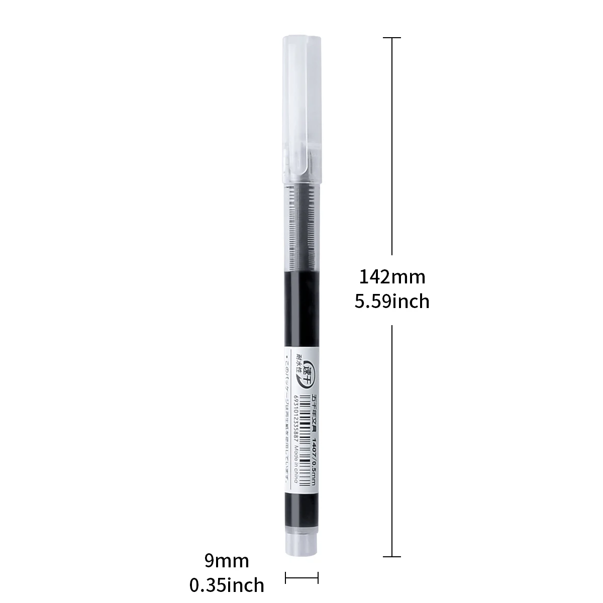 Simple and advanced direct liquid neutral pen Smooth writing high quality ink office signature pen for school and office use 6