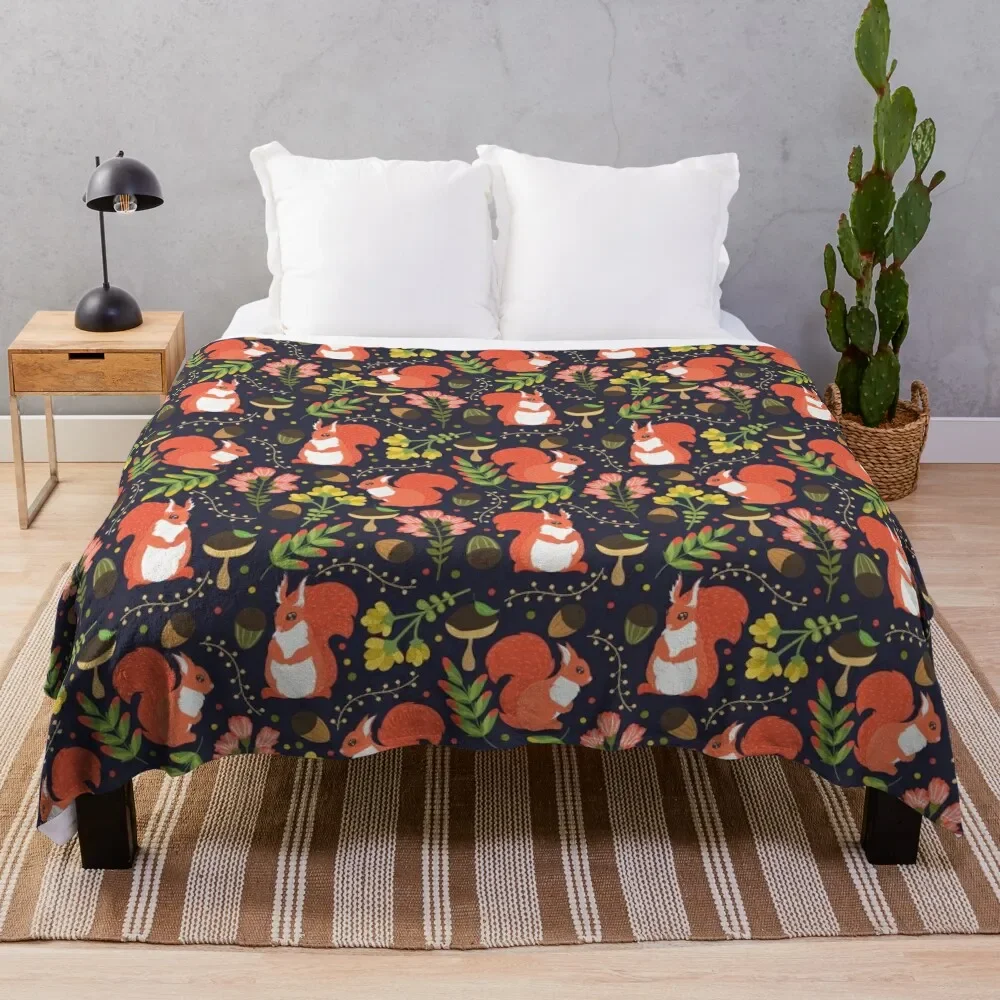 

Squirrels Throw Blanket Luxury Throw Warm Beautifuls Blankets