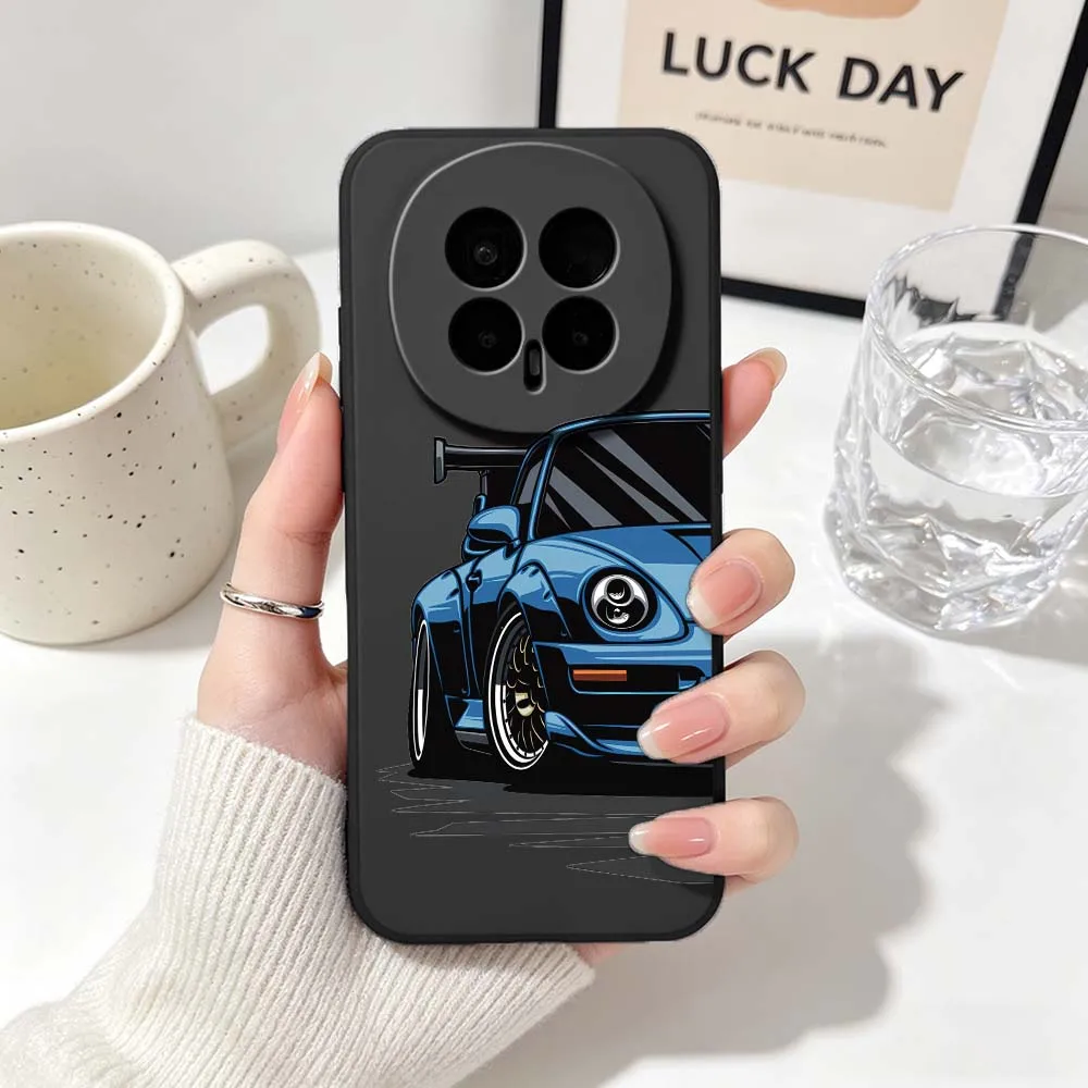 Sleek Black JDM Sports Cars Phone Case