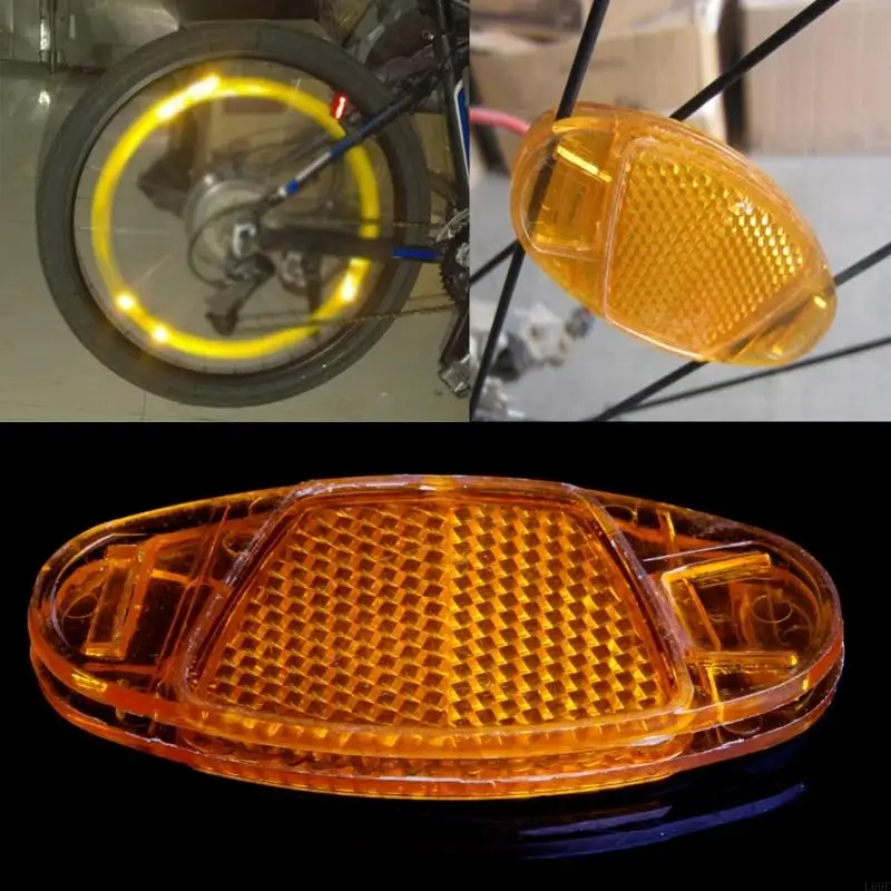 8Pcs Bikes Wheel Reflectors Spoke Reflectors