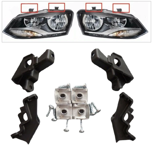 Headlight Repair Kit Headlight Bracket Screw Buckle Repair Kit