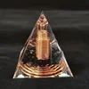 Energy Pyramid Orgonite Reiki Natural Amethyst Peridot Reiki Chakra Meditation Tool Room Decor Crystal Gifts Pyramid 1