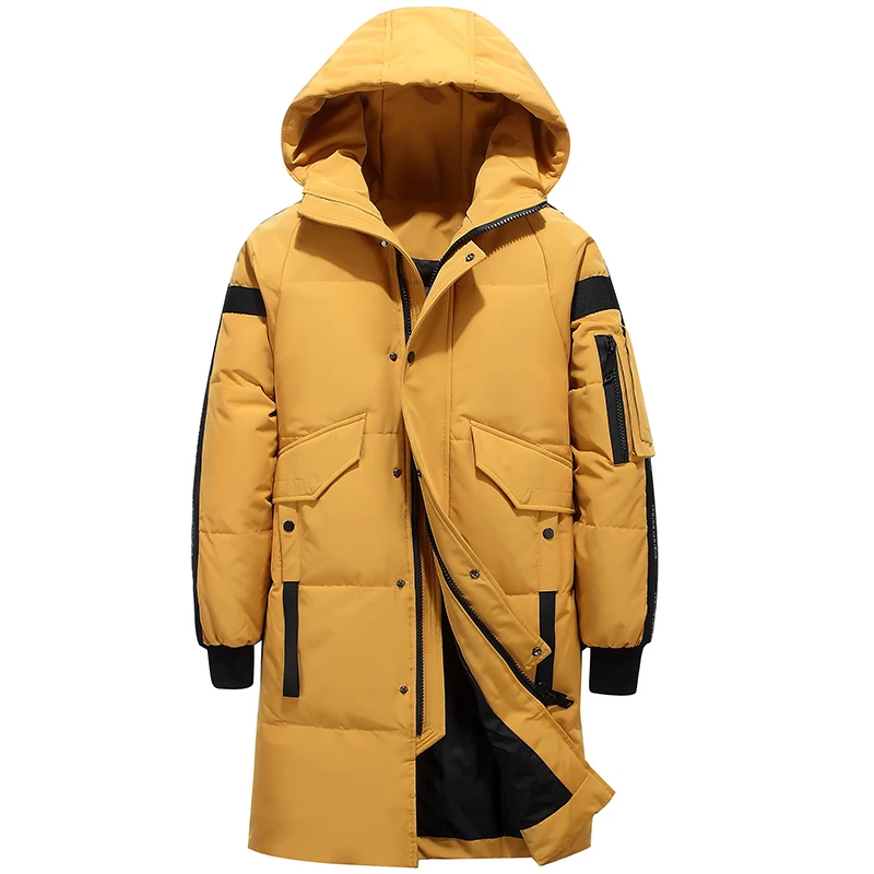 

Down Jacket Men Winter Jacket Men Fashion Thick Warm Parkas Fur White Duck Down Coats Casual Man Down Jackets Outdoor Brand