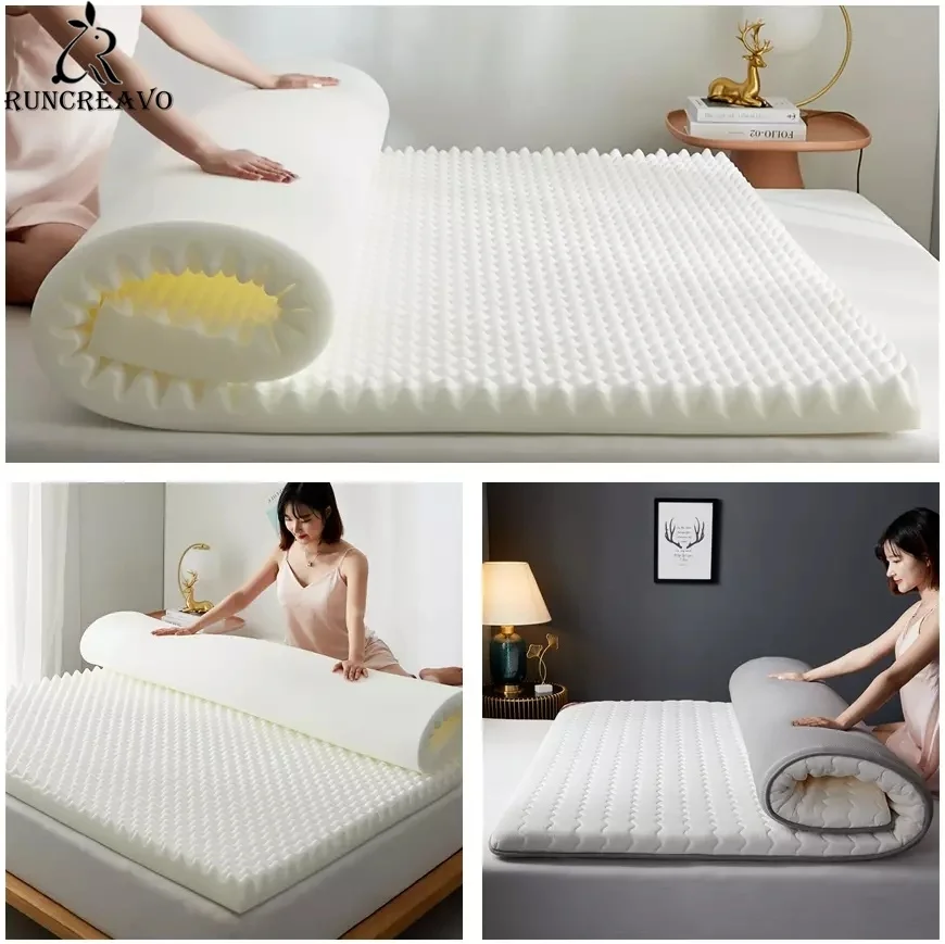 Thailand Pure Natural Latex Folding Mattress Breathe Foam Tatami Mattress  Health Care Orthopedic Pillow Bed Cushion Slow Rebound - Mattresses -  AliExpress