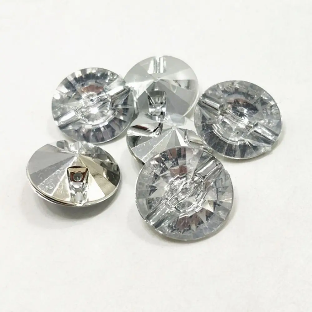 50Pcs Acrylic Rhinestone Buttons DIY Clothing Sewing Button Crystal Buttons For Clothing Sofa Craft Sewing Accessories