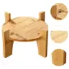 Beverage Dispenser Holder Wood Display Riser Glass Jug Rack Wood Stand Multipurpose Flower Pot Stand for Countertop Bars Home 5