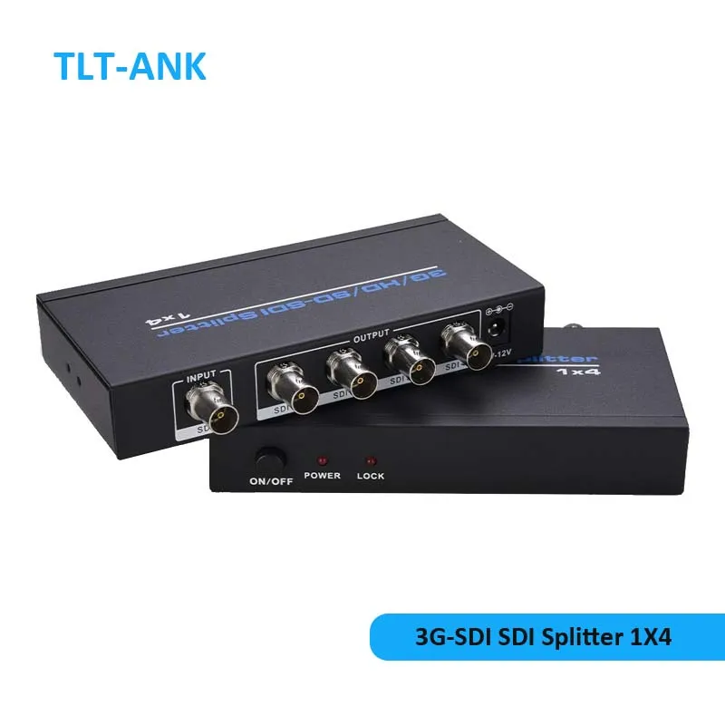 

SDI Splitter 1x2 1x4 SD-SDI HD-SDI 3G-SDI SDI Splitter 1 In to 2 Out / 1 In to 4 Out Repeater Extender