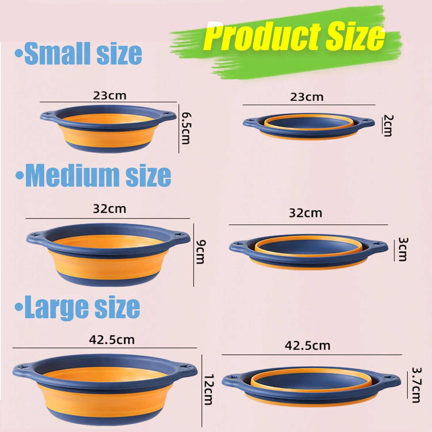Plastic Folding Basins Portable Wash Basins Laundry Tub Adult Baby Bath Basin Bathroom Kitchen Accessories Household Supplies,folding wash basin