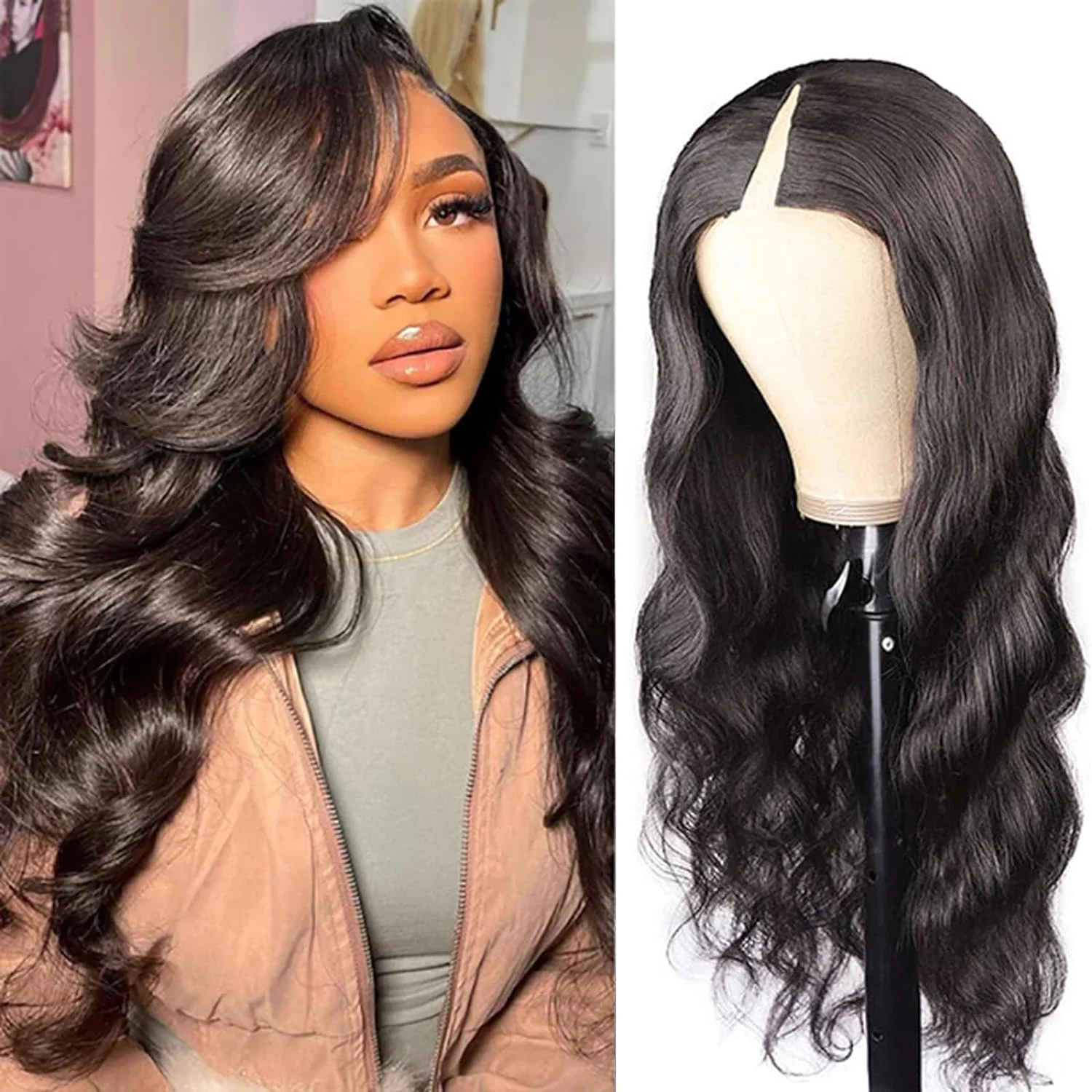 Ondas Elegantes: Pelucas De Parte En V Para Un Estilo Único
