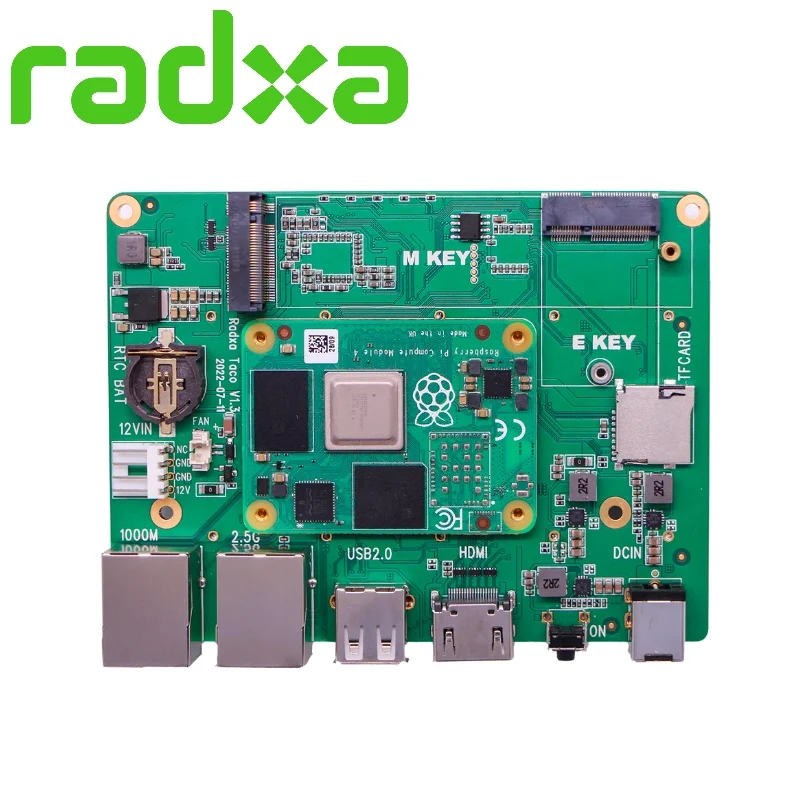 Radxa taco NAS   ַ ϱ    CM4  ϴ ÷ ߽ϴ.