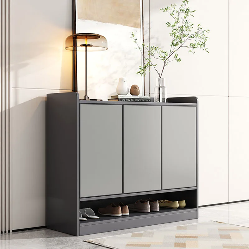 Metallo Verticale Nero Scarpiera Storage Designs Corridoio Espositore Scarpiera Salvaspazio Organizador De Zapatos Mobili