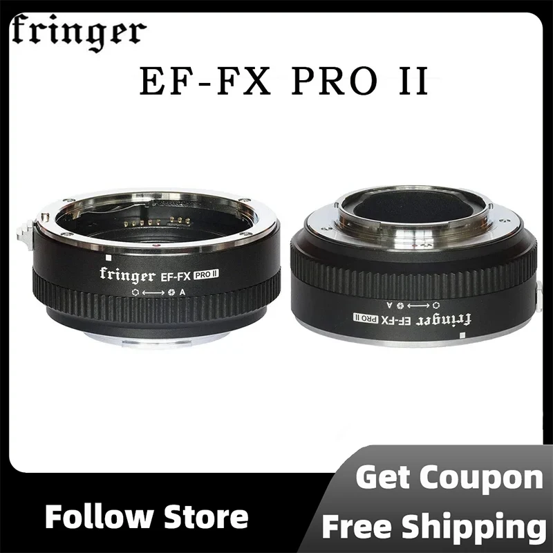 Adaptateur Fringer EF-FX Ultra – Réducteur Focale 0,74x Pour Objectifs Canon EF Sur Boîtiers Fujifilm X – Autofocus, Stabilisation