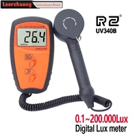 LEERCHUANG UV Radiometers Portable Ultraviolet Radiation Detector Ultraviolet Meter LCD Radiometer Tester Protective Testing 1