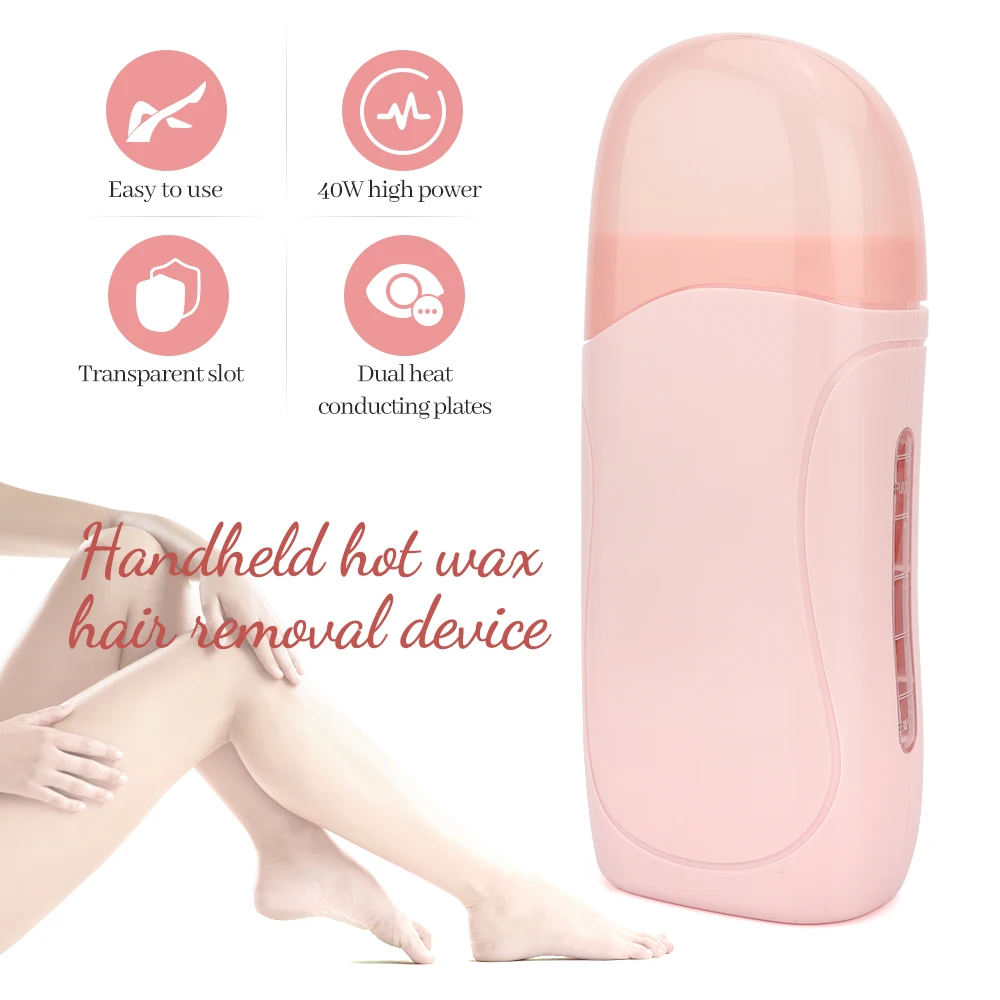 Hair Removal Wax Heater Portable hair removal machine Wax Kit Facial Hair Removal Waxing Heater Epilator Wax Hair Heating Handheld Depilatory Cleaner