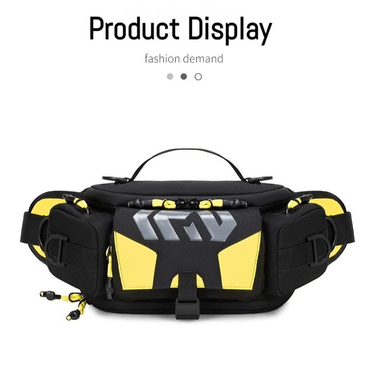 Lässige Mode Herren Taille Tasche Atmungsaktive Wasserdichte Langlebige Umhängetasche Outdoor Sport Radfahren Wandern Taktische Brust Tasche – Detail 15