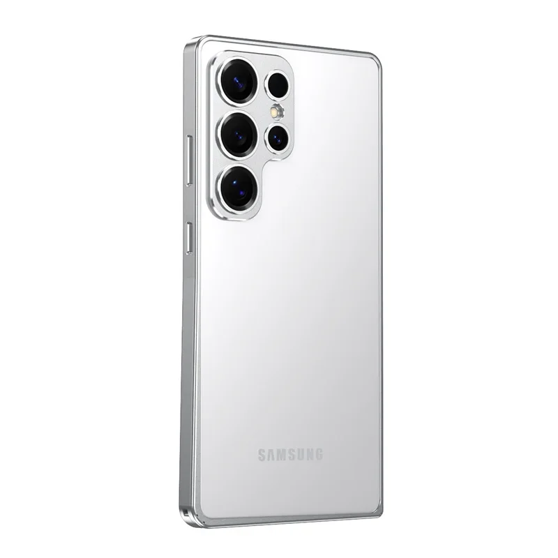 Aluminum Alloy Shockproof Bumper Frame Phone Case with Lens Protector and Bare Metal Feel