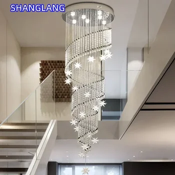 Modern Crystal Staircase Chandelier 2