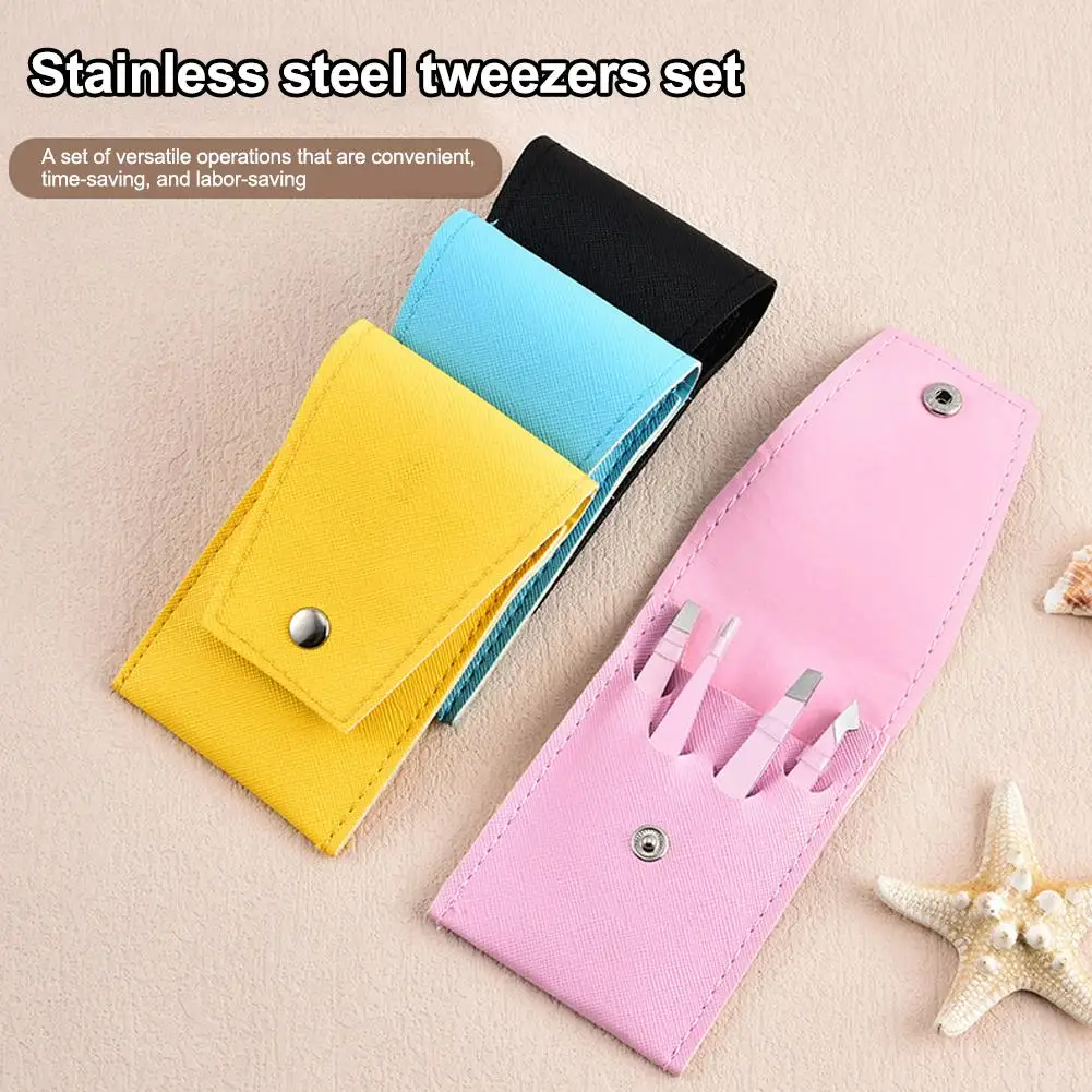 

Stainless Steel Slanted Eyebrow Tweezer - Colorful Makeup Tool For Hair Removal, Beauty Grooming Skincare Beauty Accessorie Z9P8