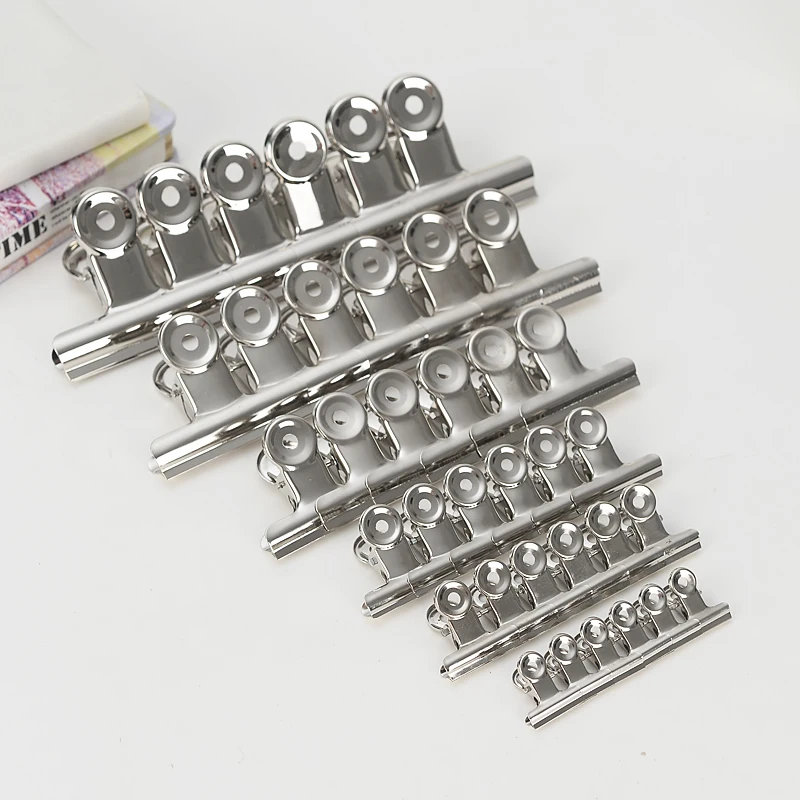 6/12pcs Silver C Curve Nail Clips for Nail Extension