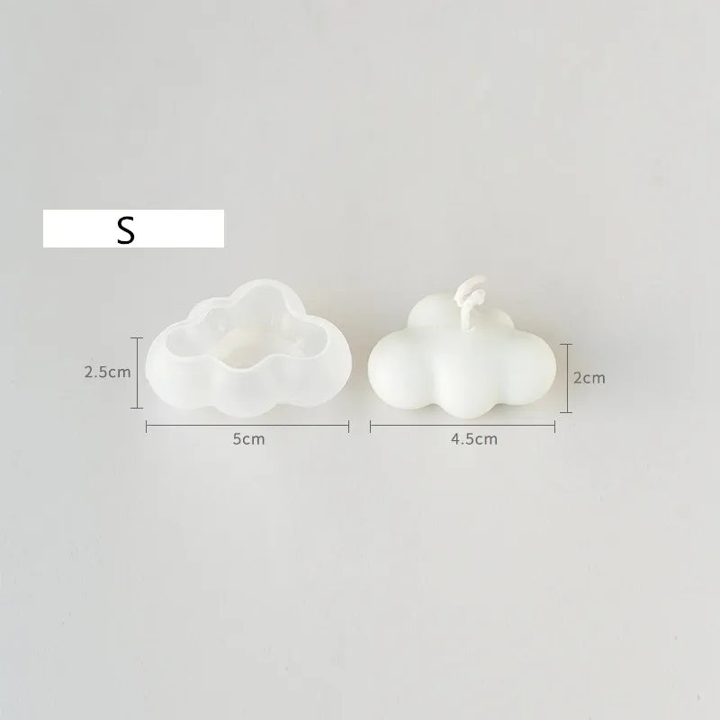 Daisy Scented Candle Daisy Silicone Candle Mold Tinplate Aluminum Box for Candle Making Kit DIY Flower Handmade Candle Mold