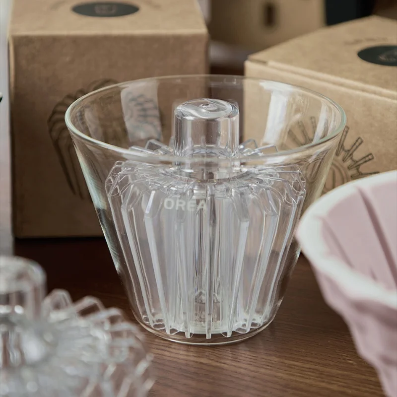 ถ้วยกรองเค้กมุมขวาแบบมือชงกาแฟมาโซไนท์กระดาษกรอง155 158วัสดุเกรดอาหารใหม่ 1