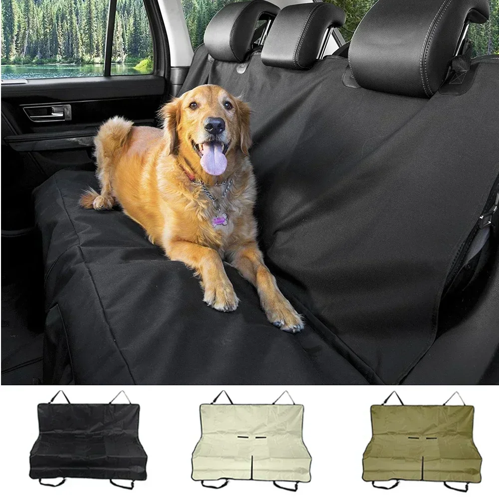 New Dog Car Seat Cover Waterproof Pet Carrier Backseat Cushion Mat for Dogs Folding Cat Hammock Trunk Rear Back Seat