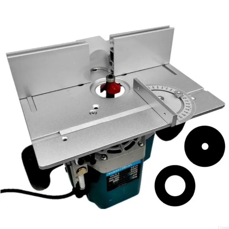 Aluminum Router Table Insert Plates For Wood Milling Engraving Machines Board Trimming Machine Engraving Auxiliary Tool