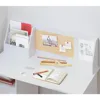 Kids Study Desk with Storage, Wooden Children School Study Table with Hutch and Storage Cabinet for 3-8 Years Girls Boys 4