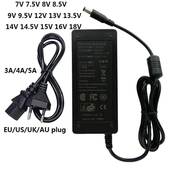AC DC 어댑터 전원 공급 장치, 스위칭 어댑터, 13V, 13.5V, 14V, 14.5V, 15V, 16V, 18V, 3A, 4A, 5A, 7V, 7.5V, 8V, 8.5V, 9V, 9.5V, 12V