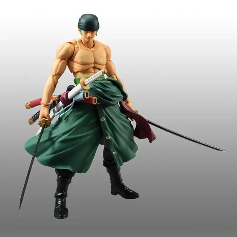 thumbnail image 1 of Figuras de acción de One Piece de 18 cm, Luffy, Roronoa Zoro, Ace, articulaciones móviles variables, modelo de colección, decoraciones de Navidad, 1 of 5