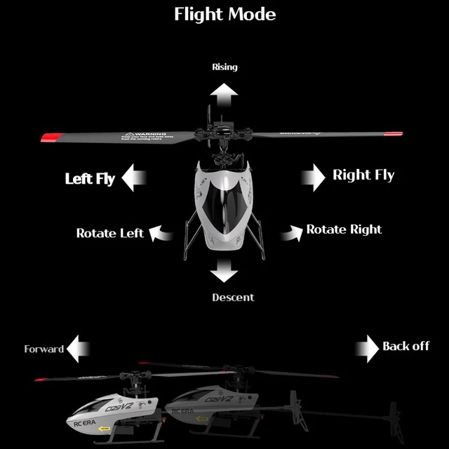 C129 V2 RC Helicopter 6 Channel Remote Controller Helicopter Charging Toy Drone Model UAV Outdoor Aircraft RC Toy 3