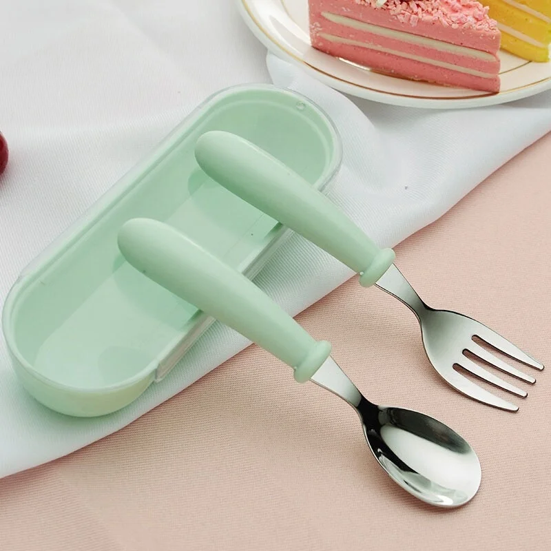 Kids Stainless Steel Cutlery Set with Case 3