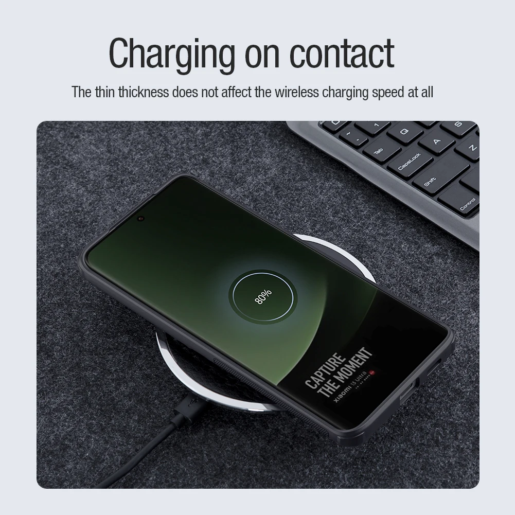 Magsafe Case For Xiaomi 13 Ultra Nillkin Super Frosted Shield Pro PC+TPU Magnetic Wireless Charging Cover For Mi 13 Ultra Case