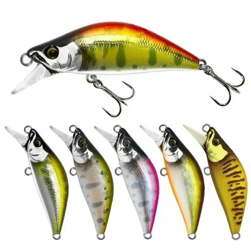 

Sinking Mini Minnow Fishing Lures Wobblers 35mm 3.35g Artificial Plastic Hard Bait Crankbait Jerkbait Pesca Bass Carp Tackle