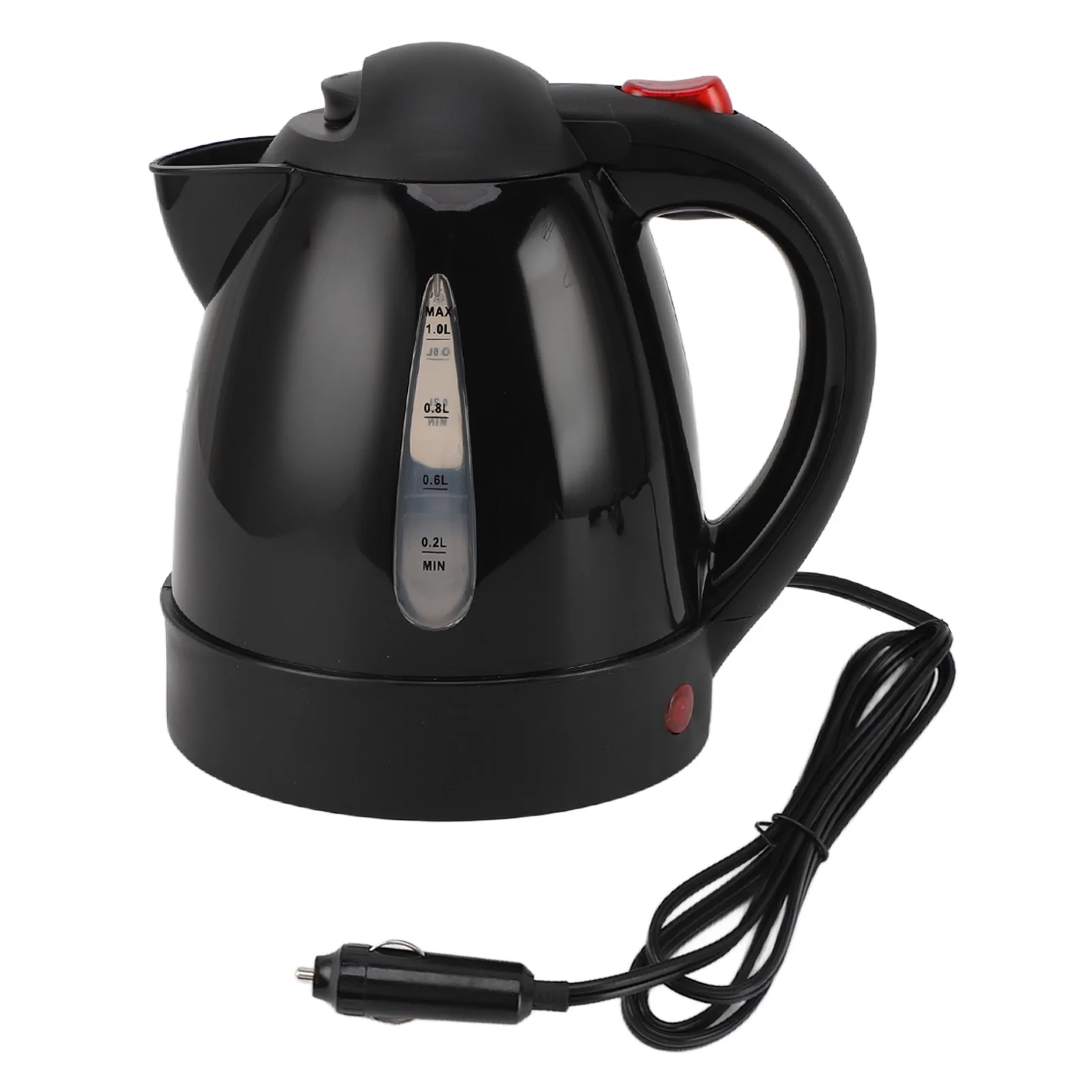 1000ml 전기 트럭 물 보일러 히터 24V 250W 물 차 커피 주전자 304 스테인리스 스틸 자동 차단 기능 자동차 트럭용
