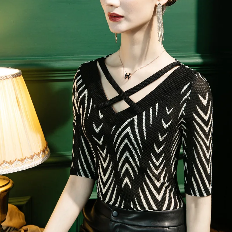 

Высококачественные Женские топы 2024, кружевная футболка с принтом, женский сексуальный укороченный топ, одежда, Повседневная Блузка Y2k