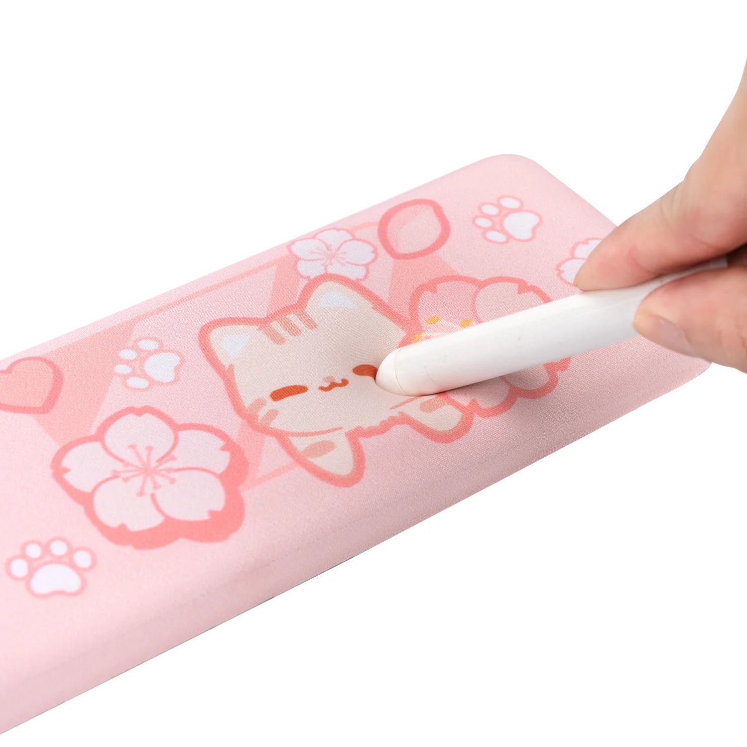 Teclado Sakura Cat Wrist Rest Esteira de Mesa do Computador Mesa Gamer para pc Gaming Setup Acessórios pc Gamer Completos - Imagem 6