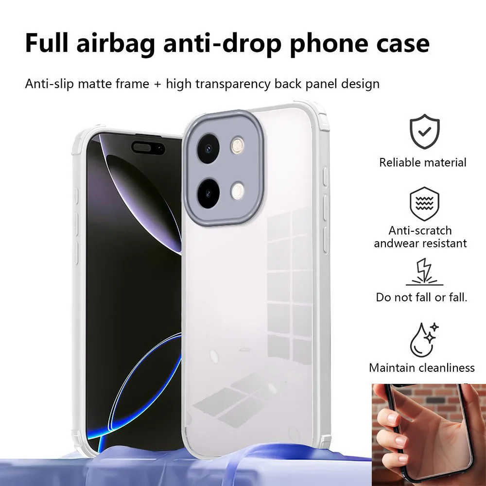 Enhanced Anti-Drop Shockproof Hard Acrylic Back Phone Case with Advanced Protection