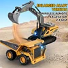 RC Excavator Dumper Car 2.4G Remote Control Engineering Vehicle Crawler Truck Bulldozer Toys for Boys Kids Christmas Gifts 4