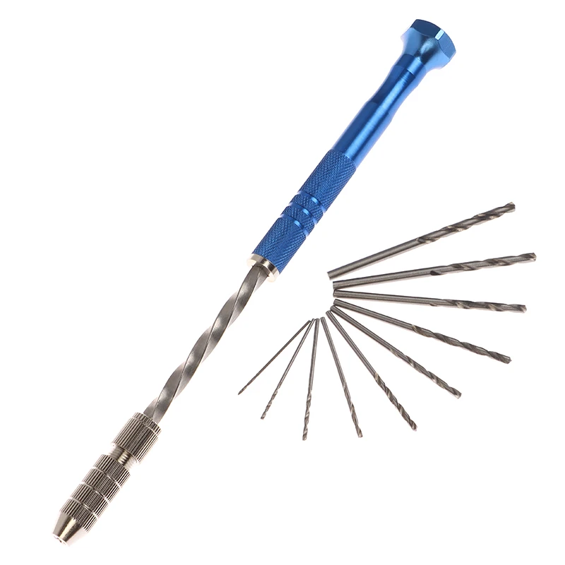 Enhanced Blue Hand Twist Drill Kit