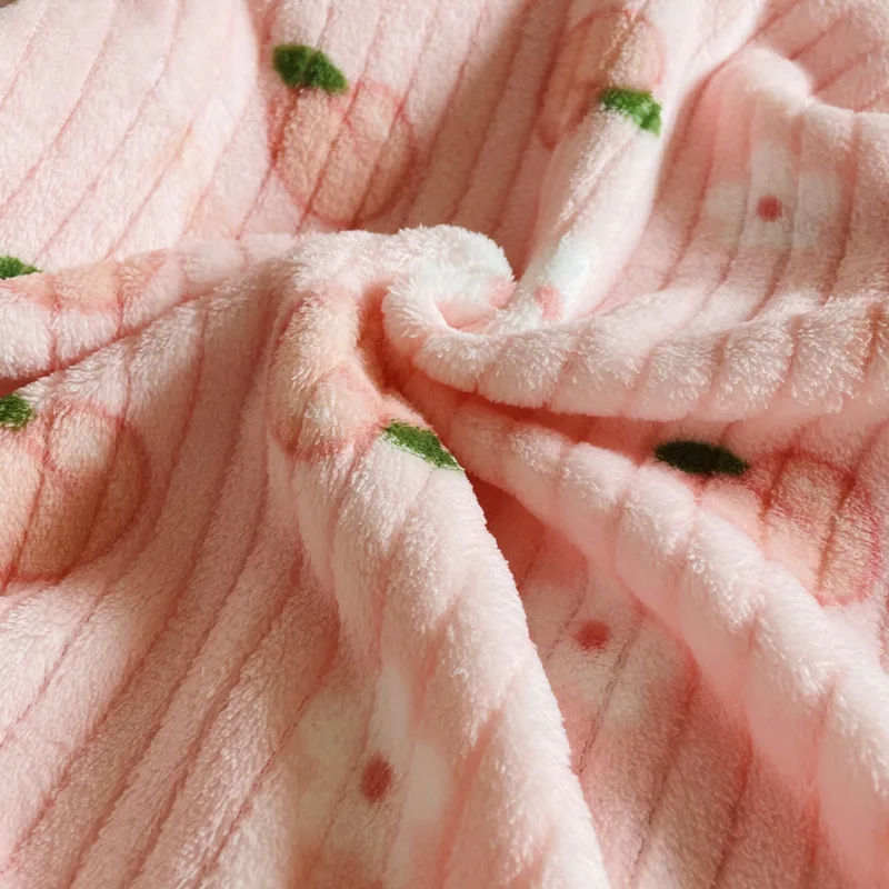 Coral Fleece Bear Print Warm Set Winter Cozy Sleepwear Cute Cartoon Girls Home Outfit Comfortable Loungewear Soft Pajamas