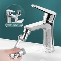Rotatable Multifunctional Extension Faucet Aerator 1080 Degree Swivel Robotic Arm Water Filter Sink Water Tap Bubbler Sink Fit 2