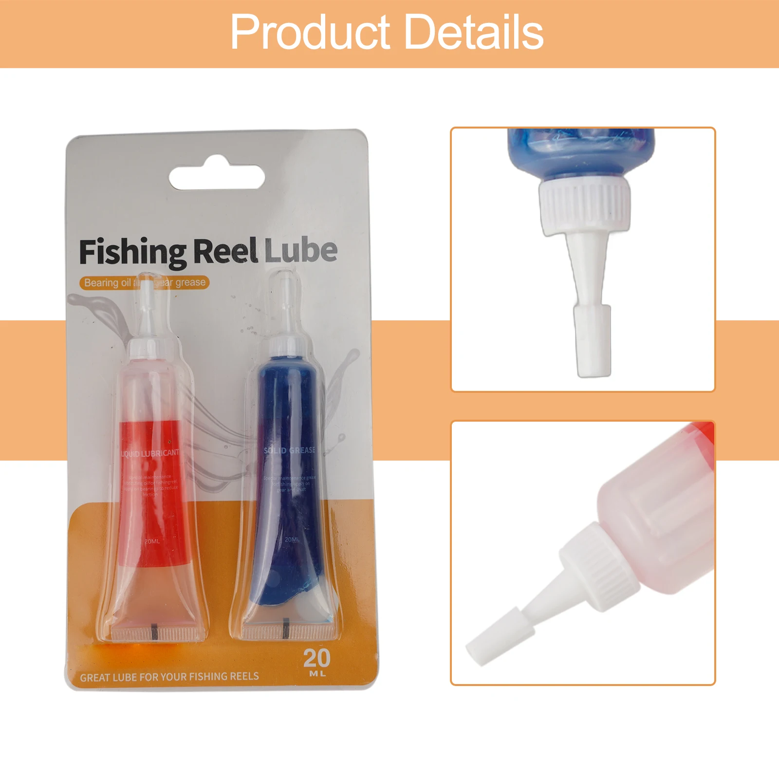 2pcs Fishing Reel Lubricant Grease For Fishing Reel Bearing Maintenance ...