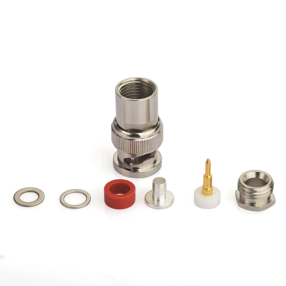 Male RF Coaxial Connector for RG58 Cable