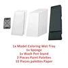 Wet Palettes Paint Palettes And 10 Acrylic Palettes Paper for Model Paint Paint Tray palettes Paint Holder 6